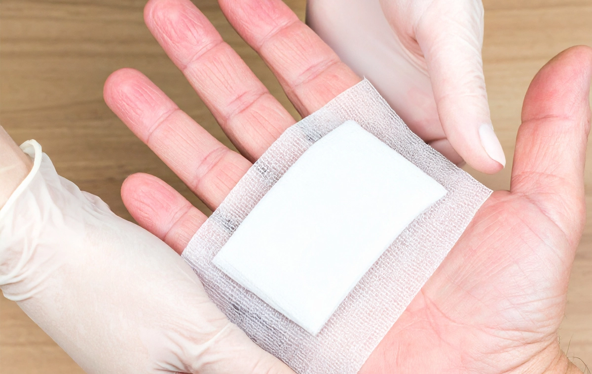 Bata desechable de material no tejido