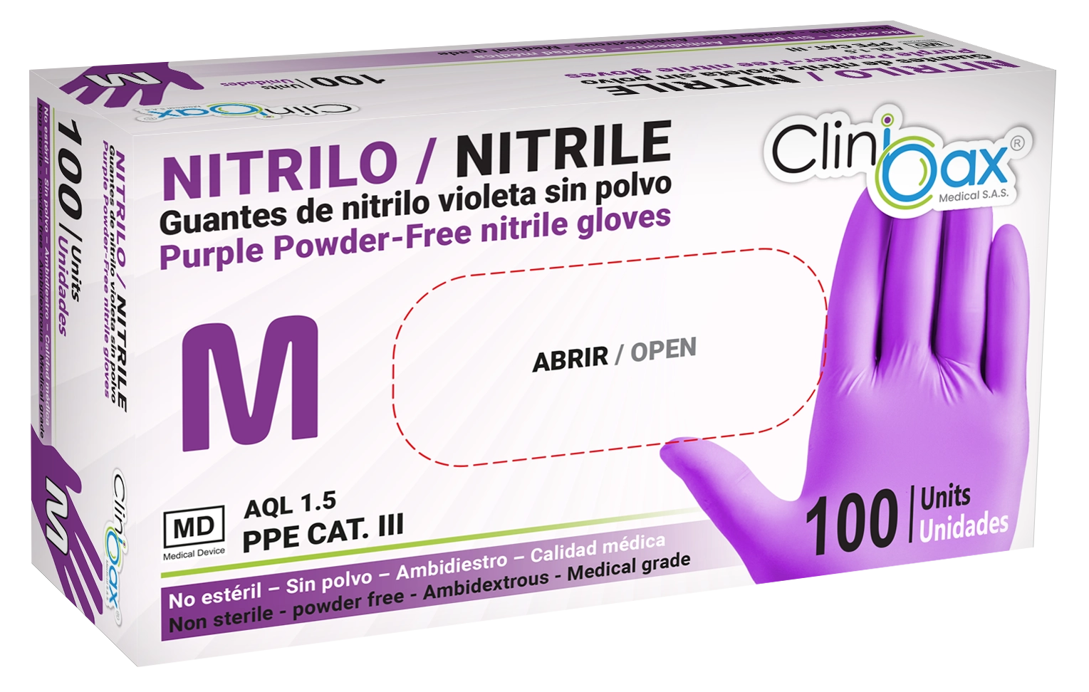 Clinibax_nitrile_Purple_M_3d